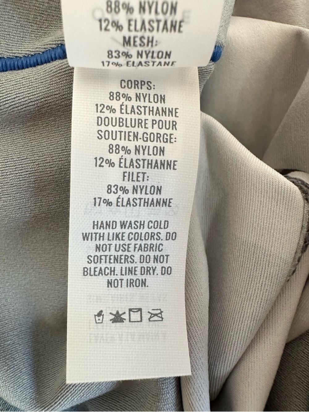 NWT Offline by Aerie Real Me Low Key Longline Sports Bra Silver Camo Size XXL - Picture 10 of 15